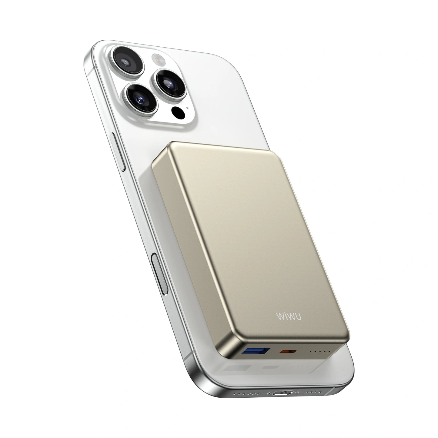 WiWU Ultra Thin Magnetic Power Bank P15-1 10000mAh 20W Gold