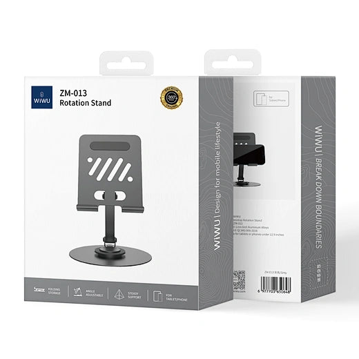 WIWU ZM-013 Mobile & Tablet Stand 360° Rotation Up to 12.9"
