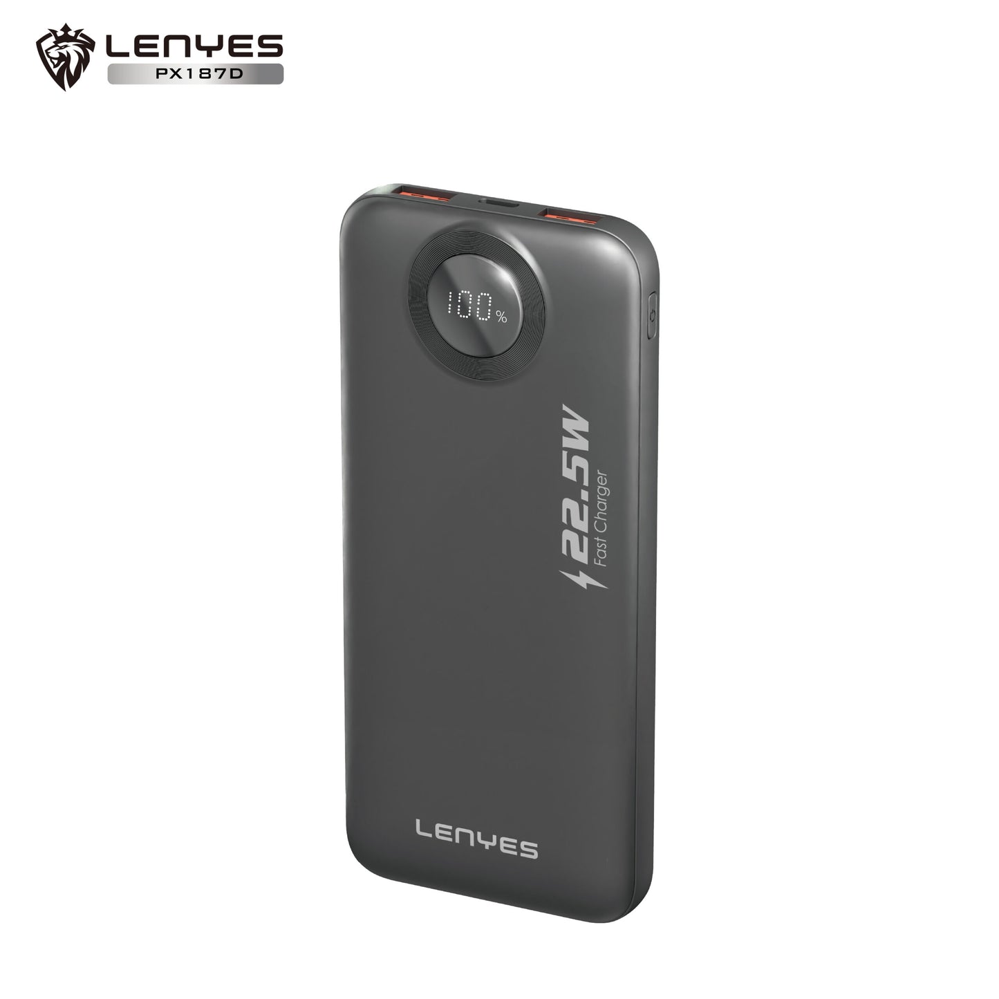 Lenyes PX187D   10,000 mAh Fast-Charge Power Bank