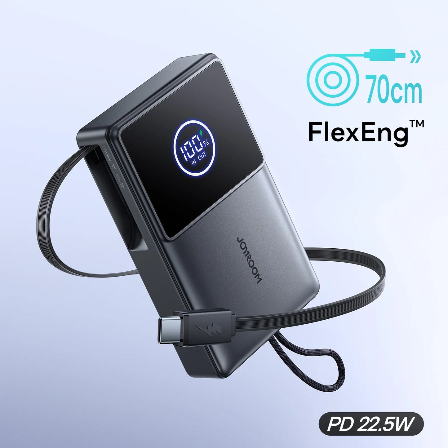 Joyroom JR-PR1 22.5W Built-in Cable Powerbank 10000mAh