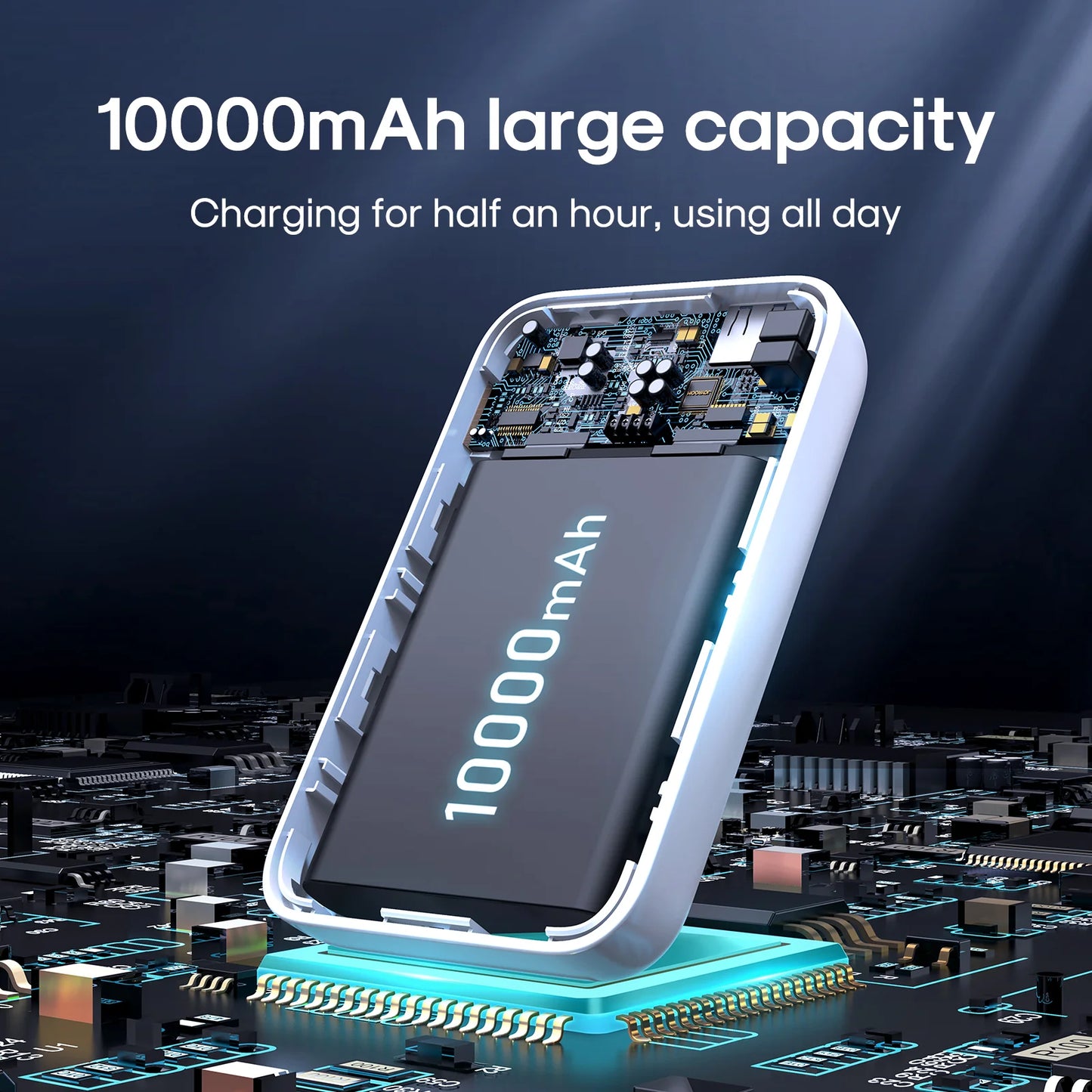 JOYROOM 20W Mini magnetic wireless power bank 10000mah -JR-W020