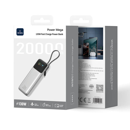 WiWU Power Mega PM301 130W Fast  20000mAh