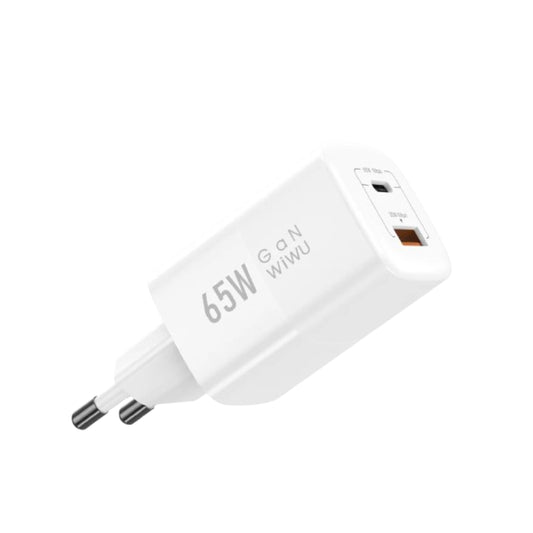 Wiwu Wi-U012 PD + QC Charger 65W Gan