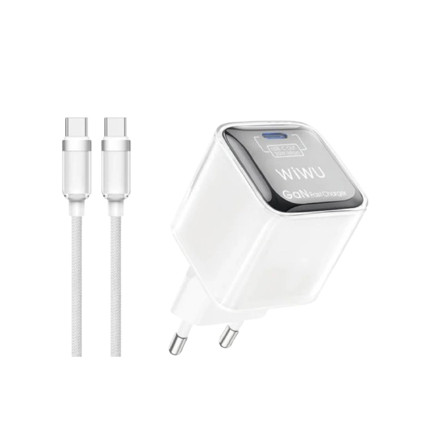 WIWU Jello 20W GaN & Cable Type C to C - White