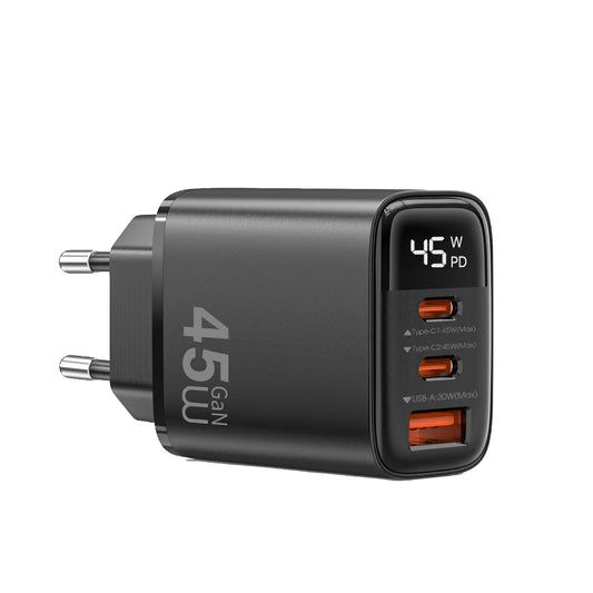 Wiwu Wi-G011 45W PD GaN 2*USB C + USB A