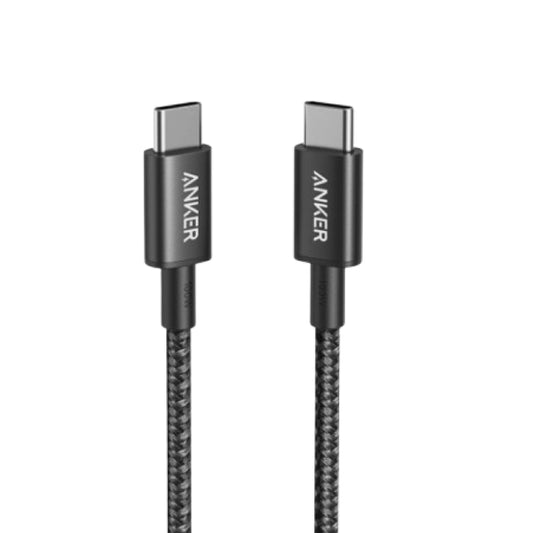 Anker Nylon USB-C to USB-C 6ft Black 60W
