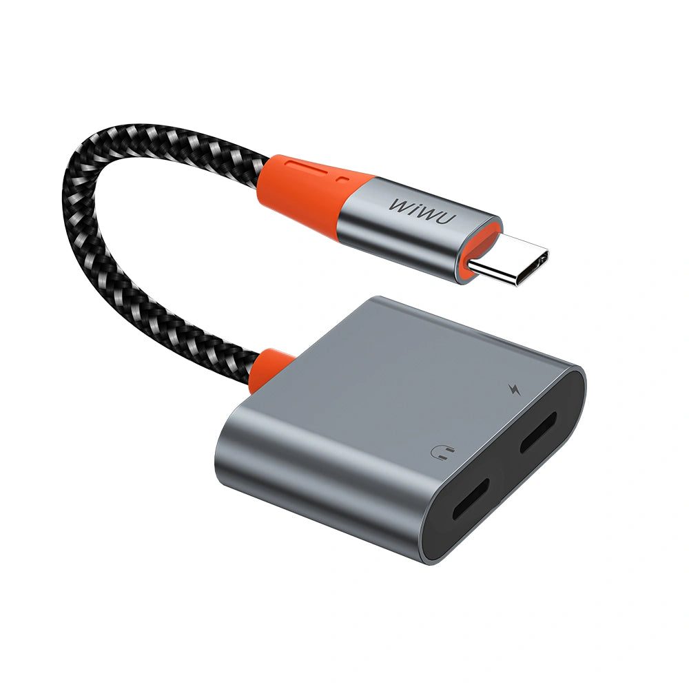 WIWU Audio adapter LT09 Lightning to dual lightning for audio and charging