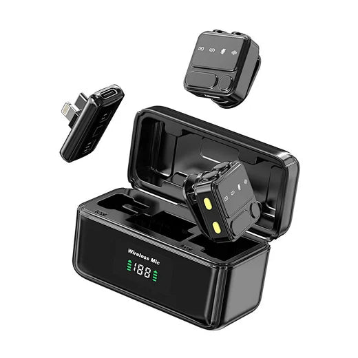 WiWU Wi-WM005 Bluetooth Lavalier Microphone with Apple and Type C  ANC