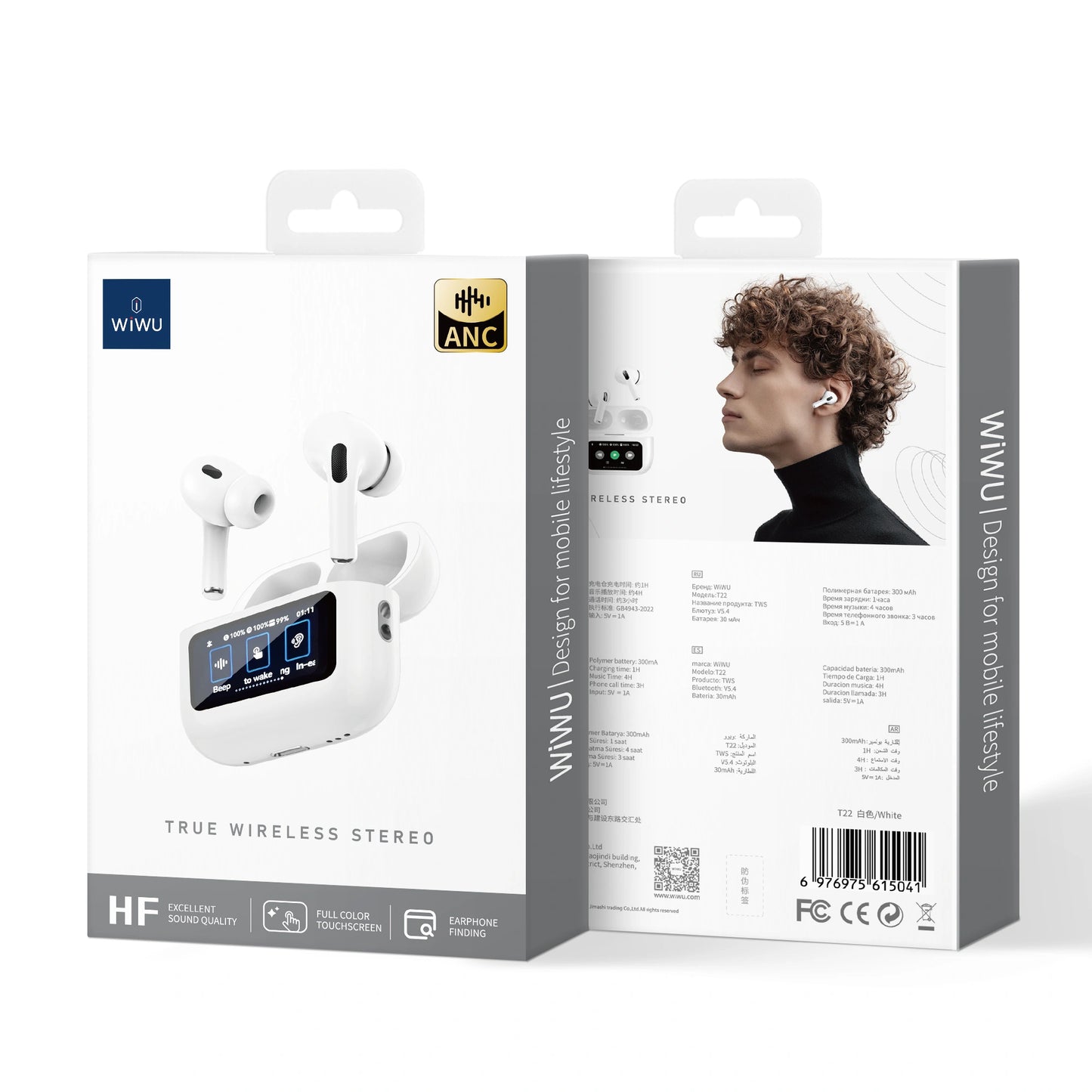 WiWU T22 Airbuds ANC