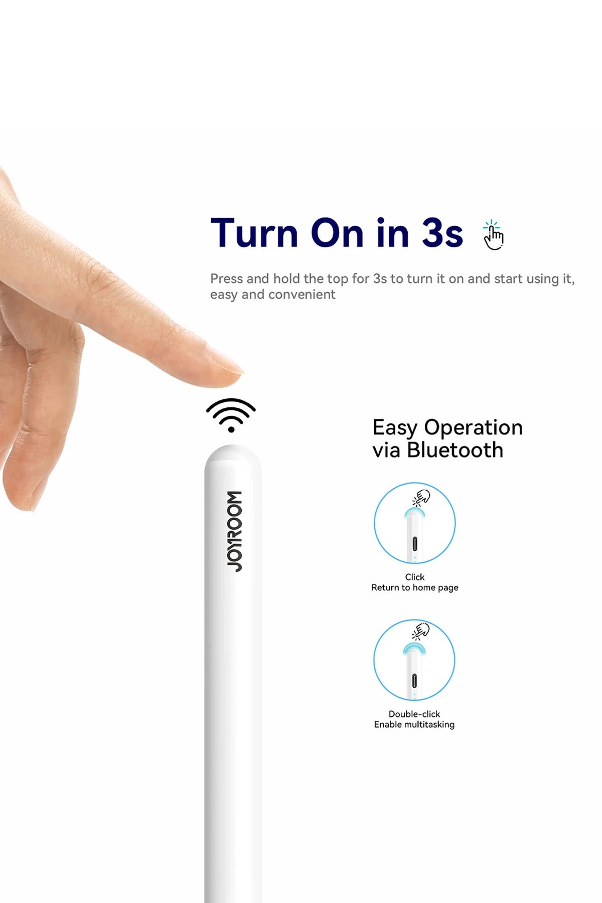 Joyroom JR‑X15 – Accurate Fast‑Charge Active Stylus Pen