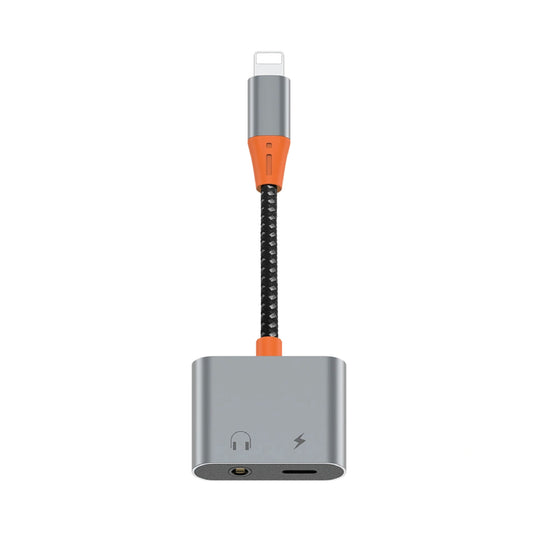 WIWU Audio adapter LT07 Lightning to lightning for charging and 3.5mm audio