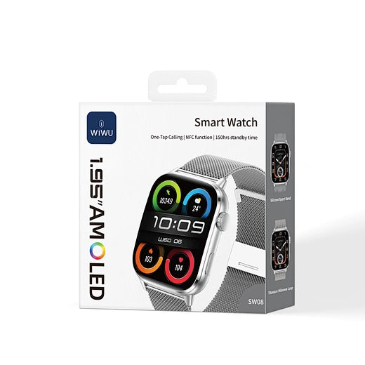 WiWU SW08 Smart Watch 1.92" AMOLED