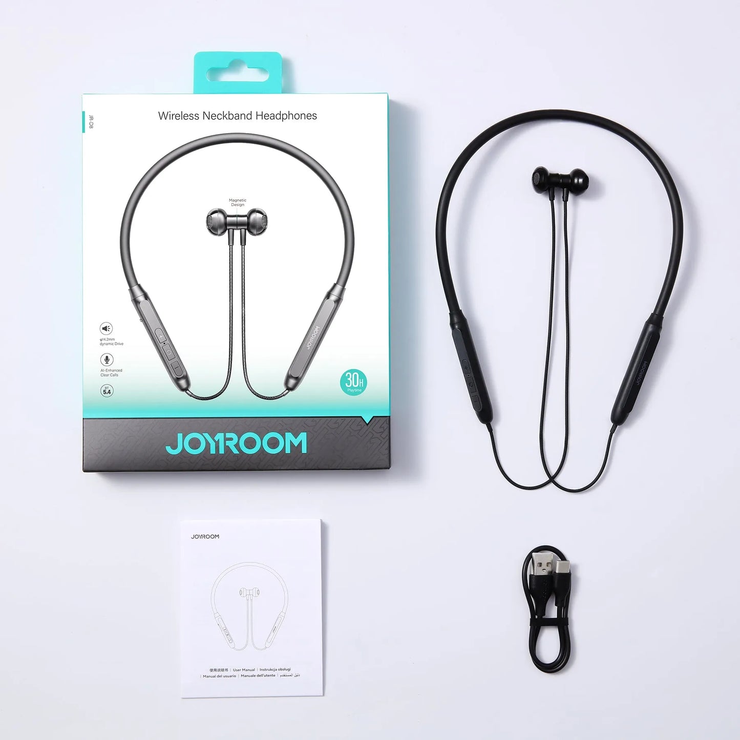 Joyroom Wireless Neckband Headphones  JR-D8