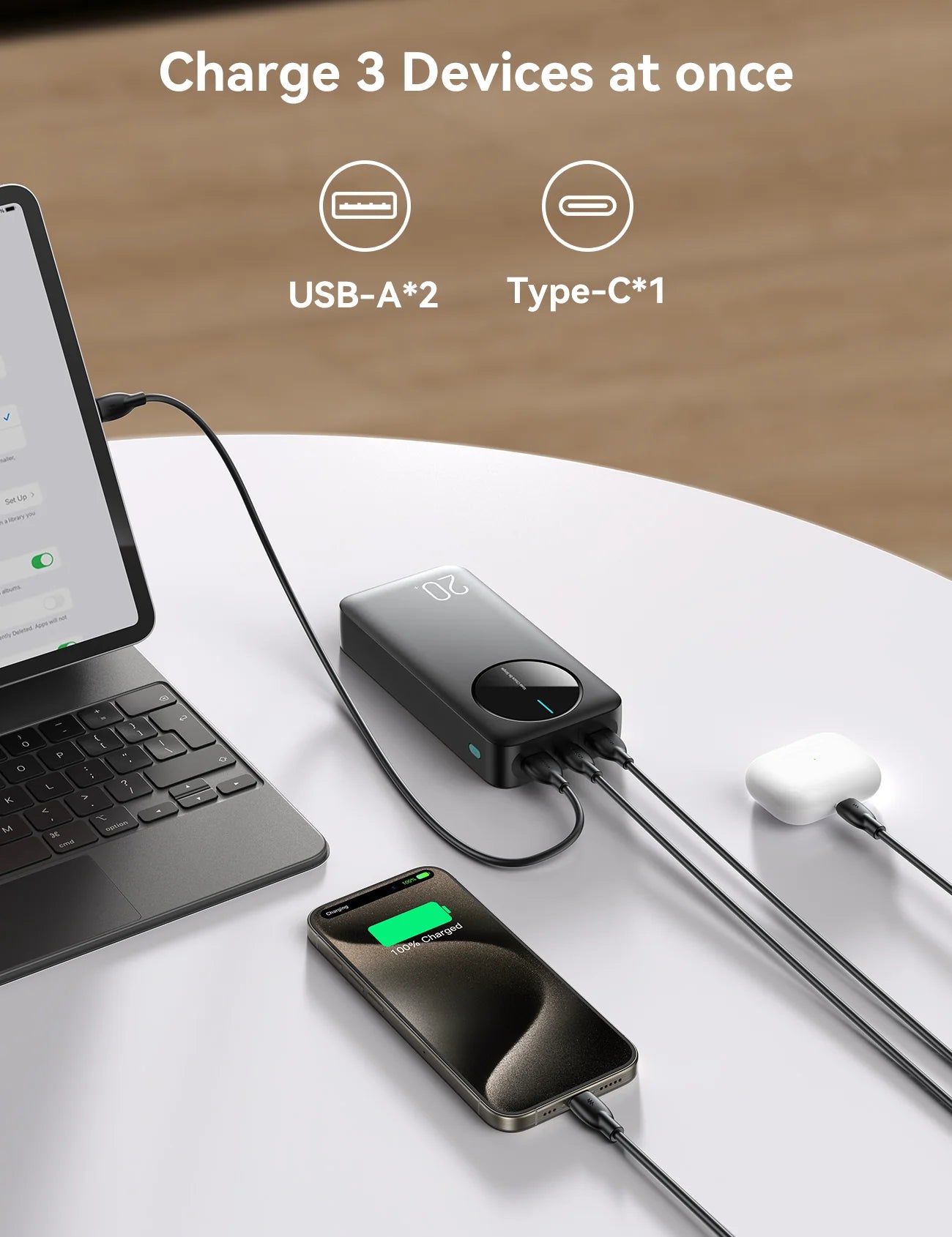 Joyroom PBF14 2.4A LED Power Bank